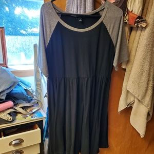 Fun 3/4 sleeve tshirt dress